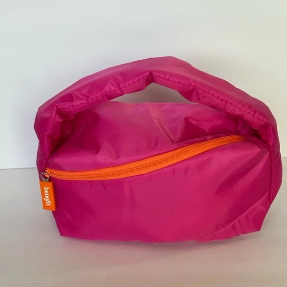 Benefit Pink Cosmetic Bag NWOT